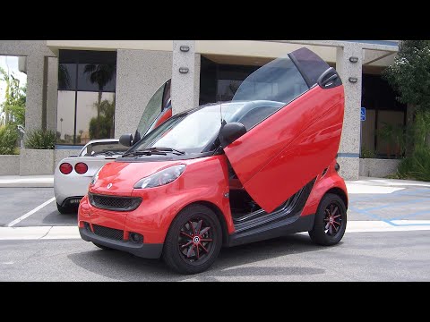 Smart Fortwo 451 2008-2014 with Vertical Lambo Doors Conversion Kit