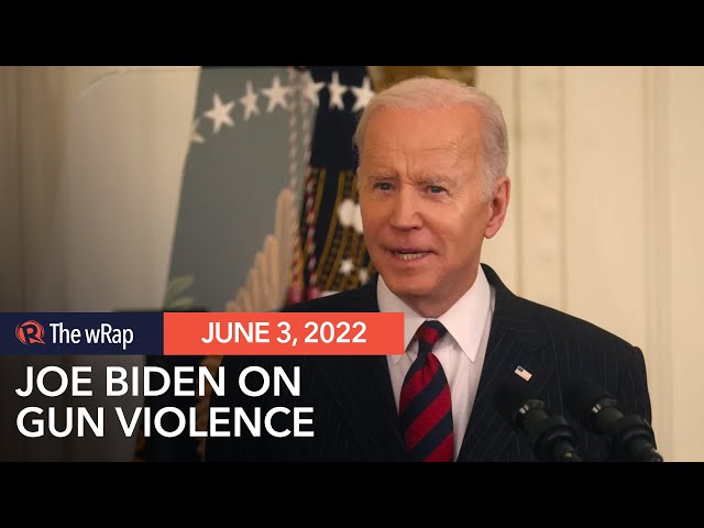 Biden says ‘Enough!’ on gun violence, urges Congress to act