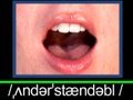 English Pronunciation Lesson - UNDERSTANDABLE 