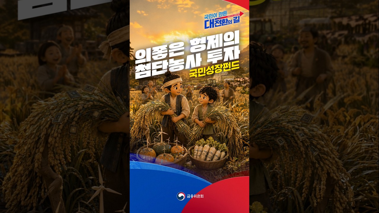 의좋은 형제의 첨단농사 –국민성장펀드- [금융동화] 숏폼 썸네일