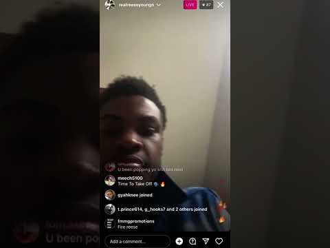 REESE YOUNGN ON INSTAGRAM LIVE PLAYING SOME UNRELEASED MUSIC