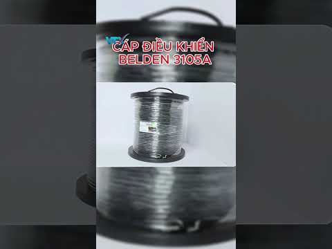 Video giới thiệu Cáp tín hiệu RS-485 Belden 3105A 1 Pair 22AWG 120Ω chống nhiễu