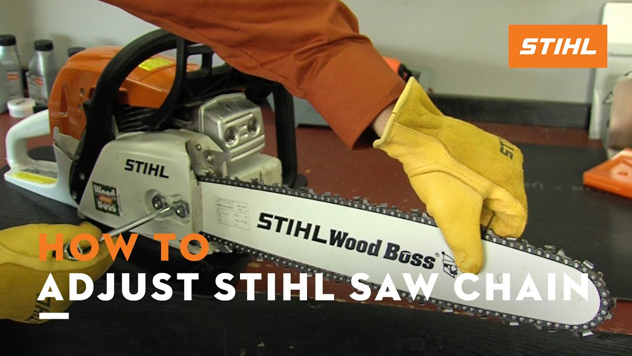 How To Adjust Your STIHL Saw Chain