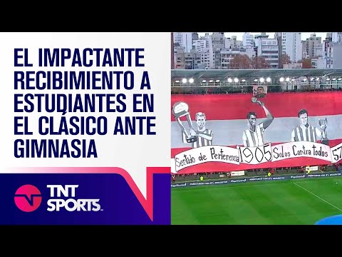 "El IMPACTANTE RECIBIMIENTO" Barra: Los Leales • Club: Estudiantes de La Plata • País: Argentina