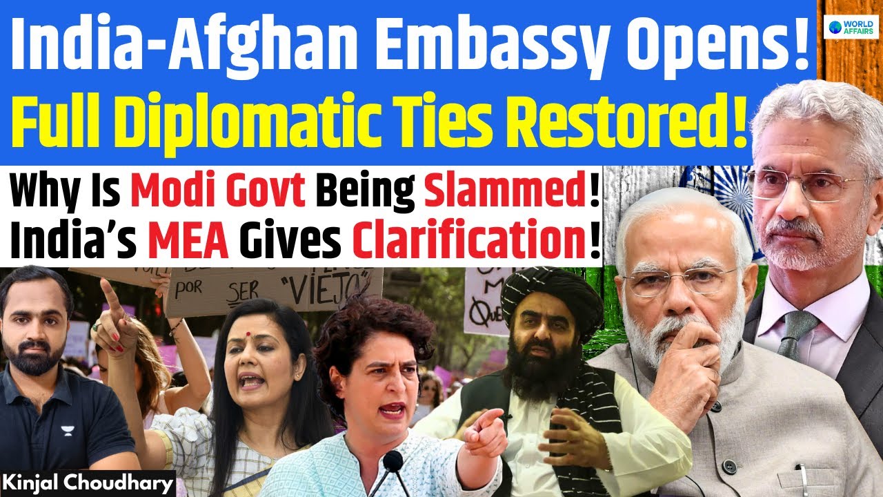 Taliban Embassy Controversy: Why Opposition Is Angry At PM Modi Over India-Afghanistan Ties | Kinjal