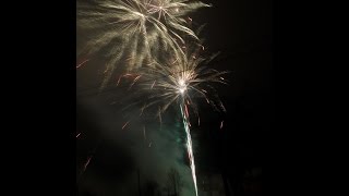 preview picture of video 'Ring in the New Year 2015 - fireworks - Kętrzyn - the second point of the fire'