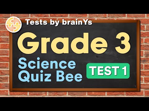 Science Quiz Bee for Grade 3 | Quiz 1 | Quiz by brainYs