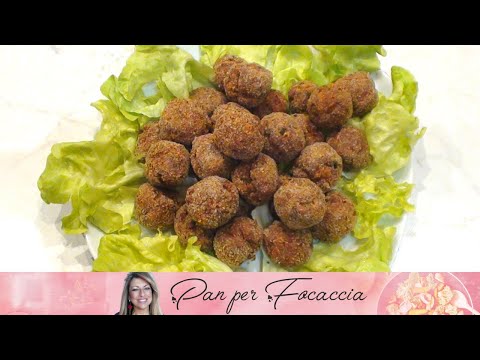 La ricetta dall'indiscusso successo con grandi e bambini: POLPETTE DI CARNE FRITTE. Provale così!