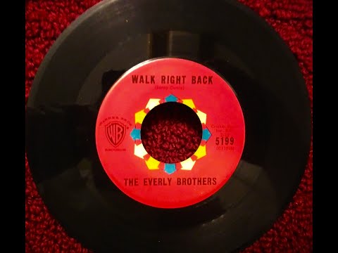 Walk Right Back - The Everly Brothers Original 45 1960