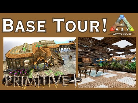 Prim Plus Base Tour! *New Build Design* Ark Survival Evolved