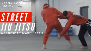 Legion Live -March 18th - Will gi grips work in a street situation? Street clothes sparring!