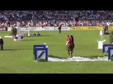 Nations Cup Aachen 2014 round 1: Pieter Devos & Dream of India Greenfield