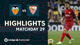 Videoresumen del Valencia - Sevilla