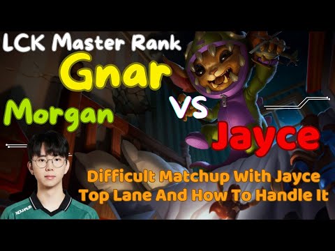 Morgan Gnar Little Dinosaur vs Jayce, Difficult Matchup With Jayce Top Lane And How To Handle It