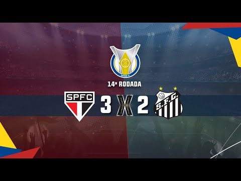 Gols de São Paulo 3x2 Santos, Brasileirão 2019