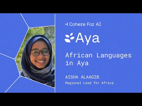Aya: African Languages in Aya, with Aisha Alaagib
