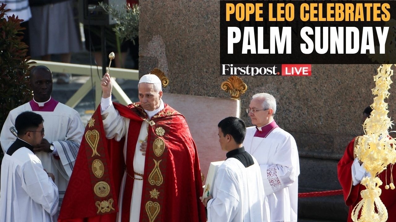 LIVE: Pope Leo XIV Commemorates Palm Sunday Mass | N18G