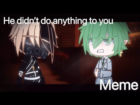 He didn’t do anything to you |meme gacha club V!bakugou and H!Deku sad Bakugou Au + mean allmight|