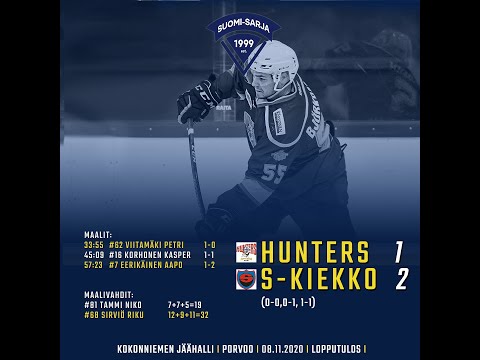 Maalikooste: Hunters - S-Kiekko 09.11.2020
