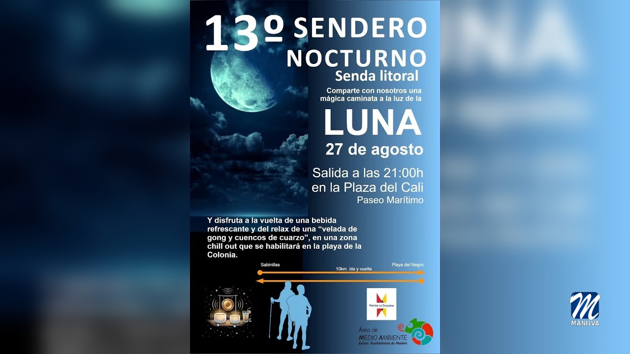 El 27 de agosto se celebrará un año más el Sendero Nocturno El 27 de agosto se celebrará un año más el Sendero Nocturno