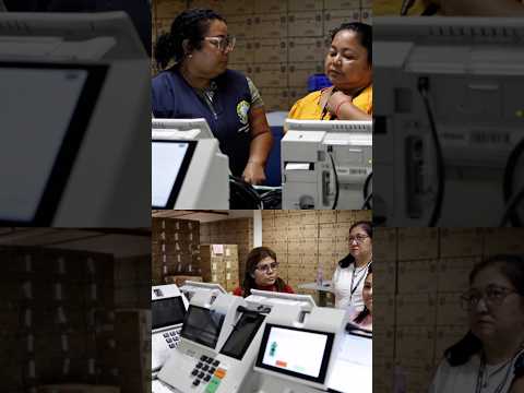 Así llegan las urnas electrónicas a la Amazonía brasileña #shorts