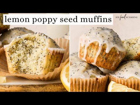How to Make Lemon Poppy Seed Muffins (from Scratch)!