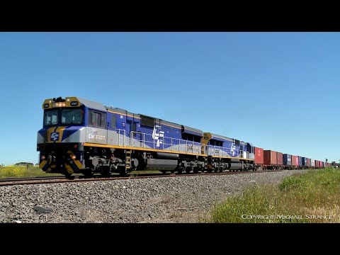 SCT 7922V Dooen Container Train With CM3307 & CM3301 (23/10/2019) - PoathTV Australian Railways