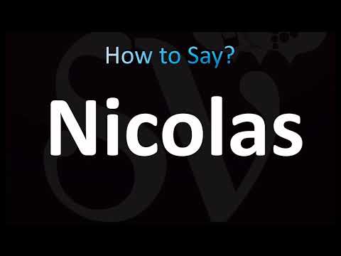 How to Pronounce Nicolas (correctly!)