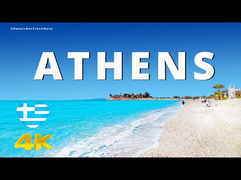 Greek Caribbean: the exotic beach of Glyfada -  Athens Riviera, Greece | 4K WALKING TOUR