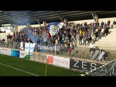 Adeptos do SC Freamunde - Final do jogo em Rebordosa