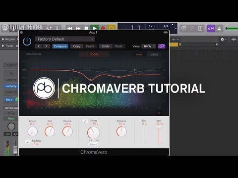 Logic Pro Tutorial : Overview of ChromaVerb Reverb plugin