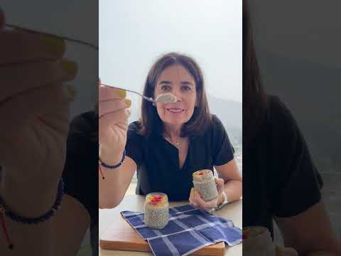 COCONUT MANGO CHIA PUDDING  😋🥭🥥 | PUDDING DE CHIA DE COCO Y MANGO | SPANISH SUBTITLED 🙌🏻