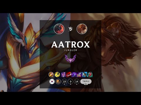Aatrox Jungle vs Taliyah - KR Master Patch 12.18