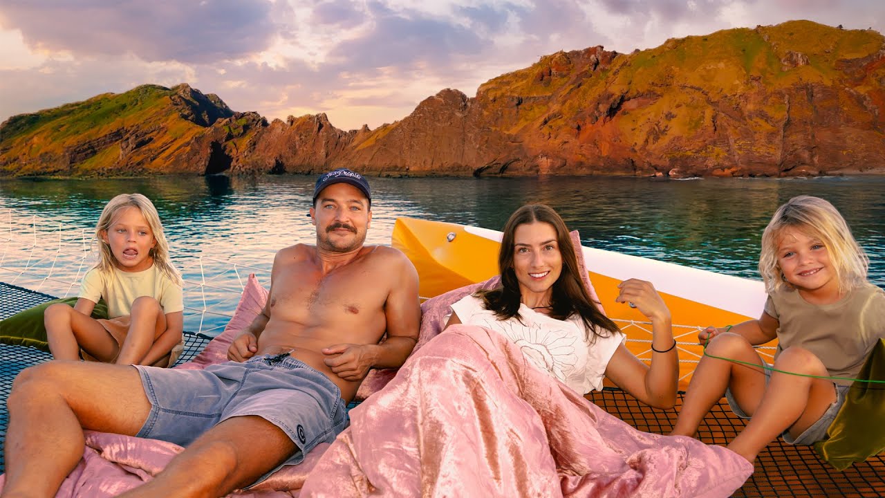 We Sleep INSIDE a Volcano! Boat Life in a Caldera (Raw, Extended Cut)
