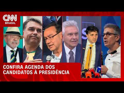 Eleições 2026: confira a agenda dos candidatos à Presidência | CNN NOVO DIA