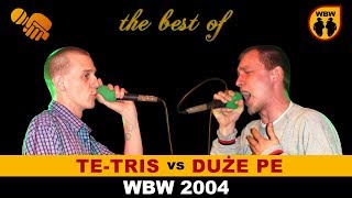 Te-Tris 🆚 Duże Pe 🎤 WBW 2004 Finał (freestyle rap battle) Finał