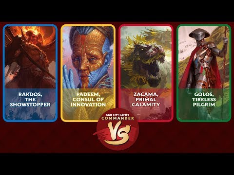 Commander VS S16E9: Rakdos VS Padeem VS Zacama VS Golos [EDH]