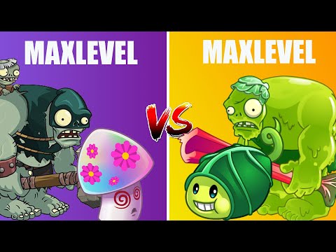 Plants Vs Zombies 2 Zoybean Pod vs Hypno Shroom Max Level PVZ 2