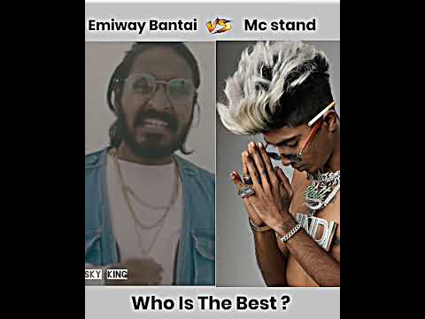😈 Emiway Bantai Vs Mc Stand Who is The Best Rapper 😎 #mcstan #emiwaybantai #short #shorts