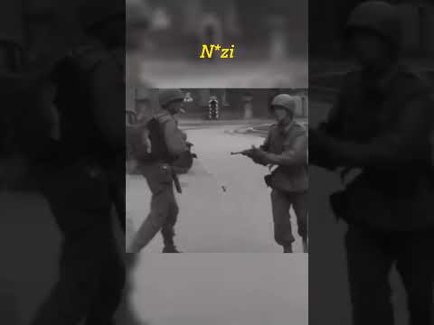 A survivor from a Concentration camp attacks a former SS camp guard