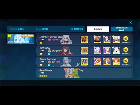 [EX MA] SSS BKE 47920/39933 | LV (s0) CE GD | 4* Kiana