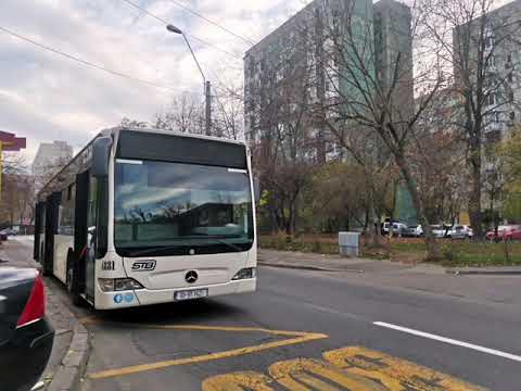 Mercedes-Benz Citaro Euro 4 4881 efectuând noua statie "Romancierilor" pe linia 138
