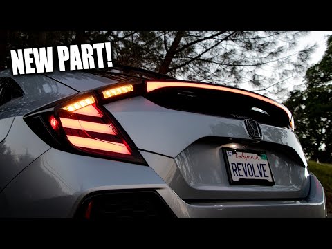 BEST Honda Civic Hatchback Mod? - LED Light Bar Spoiler (Civic Hatchback 2017-2021)