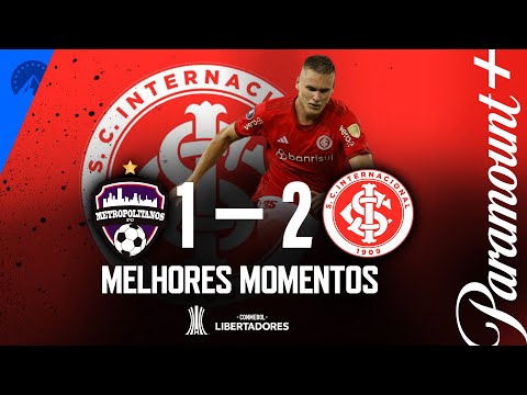 Gols e lances de Metropolitanos x Internacional