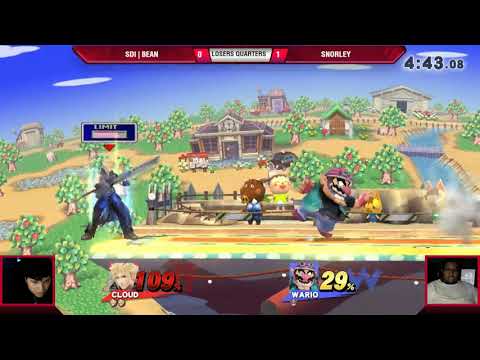 VS Weekly 8/23/18 - Losers Qtrs - SDi | Bean (Cloud) vs Snorley (Wario) - Smash 4