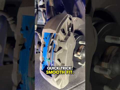 Mustang GT Brake Install Hack You Didn’t Know  #mustang #brakes #tipsandtricks #carmaintenance