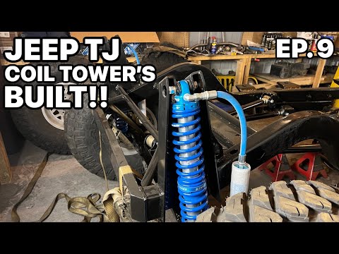 Jeep TJ Rear Coilovers!! Jeep TJ One Ton Build [Ep. 9]