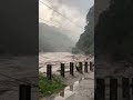 Massive Floods Cause Badly Damage Road In The Melli Of Sikkim India SikkimFloods Flooding