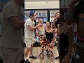 Pouring Milk On Girl In The Grocery Store Shorts