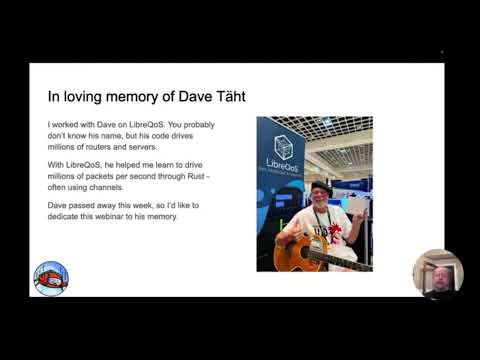 In Loving Memory of Dave Taht - Herbert Wolverson on Ardan Labs Podcast